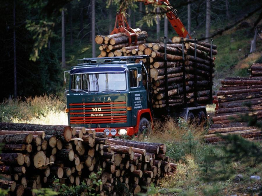  Scania LBT140 Timber Truck 1968 года  (фото 1 из 2)